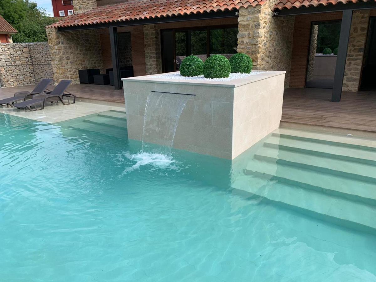 2 Apartamentos En Villa Con Piscina Privada En Asturias El Marquesau Noriega Bagian luar foto