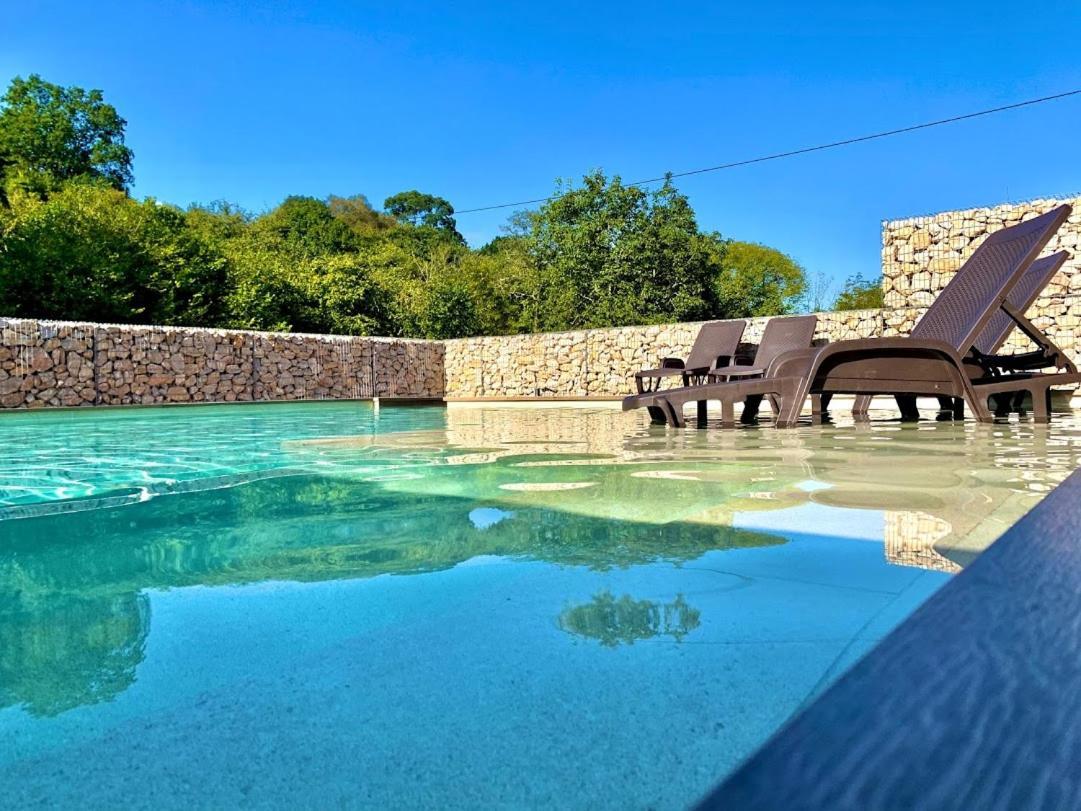 2 Apartamentos En Villa Con Piscina Privada En Asturias El Marquesau Noriega Bagian luar foto