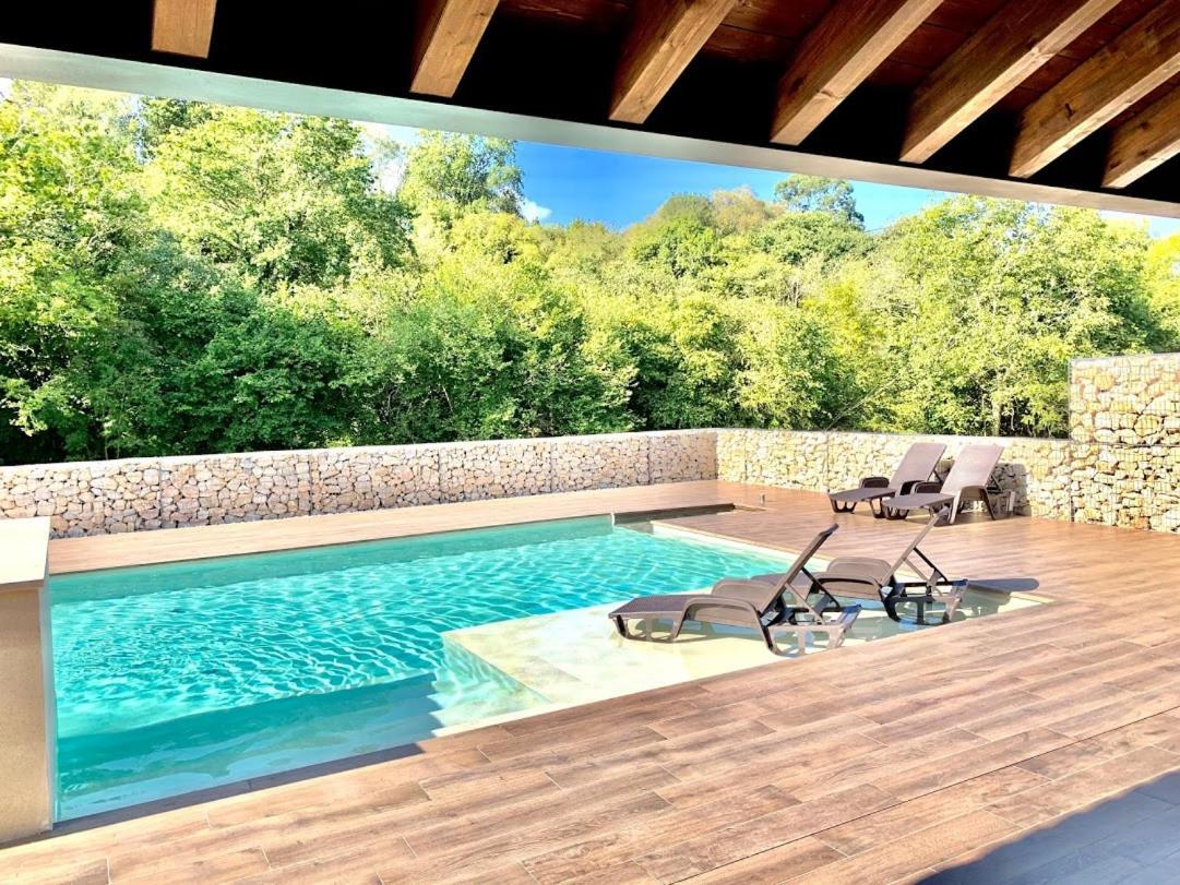 2 Apartamentos En Villa Con Piscina Privada En Asturias El Marquesau Noriega Bagian luar foto