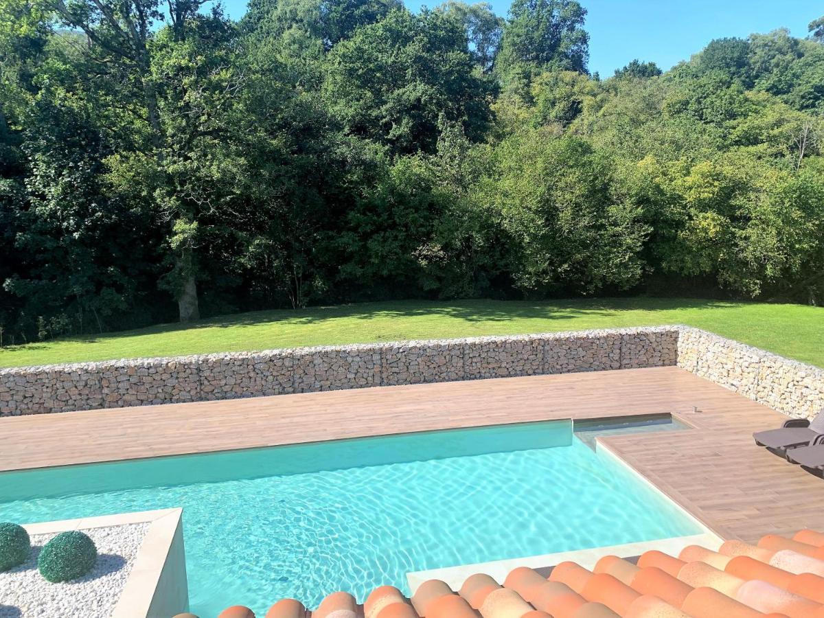 2 Apartamentos En Villa Con Piscina Privada En Asturias El Marquesau Noriega Bagian luar foto