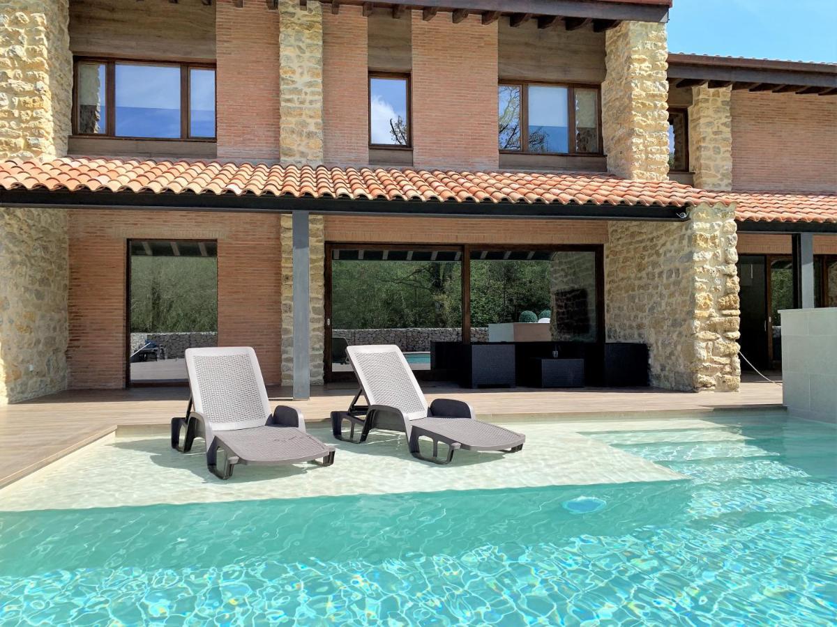 2 Apartamentos En Villa Con Piscina Privada En Asturias El Marquesau Noriega Bagian luar foto